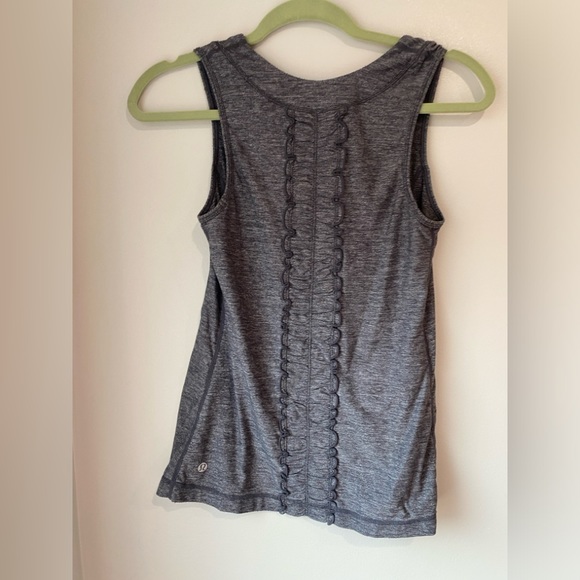 lululemon athletica Tops - Lululemon Run Dash Tank Ruffle Back 4